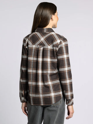 The Cassian Plaid Button Down Shacket - Bray and Em Boutique