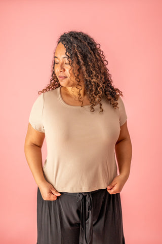 The Casual Ribbed Scoop Neck Top - Bray and Em Boutique