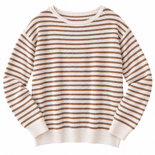 The Everyday Stripe Knit Sweater - Bray and Em Boutique
