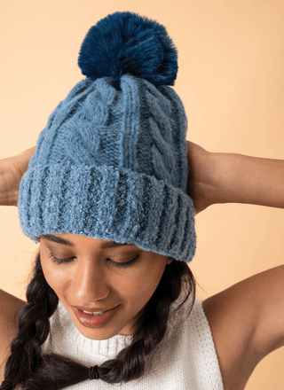 The Freya Pompom Hat - Bray and Em Boutique