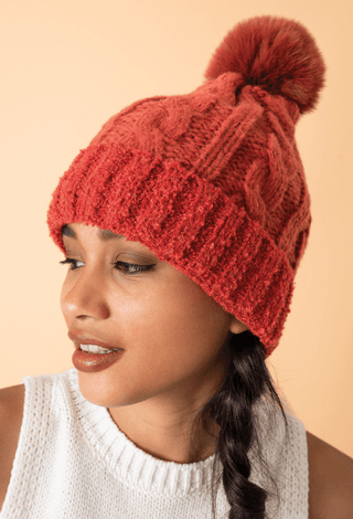The Freya Pompom Hat - Bray and Em Boutique