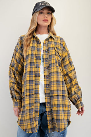 The Heritage Plaid Button Down Top - Bray and Em Boutique