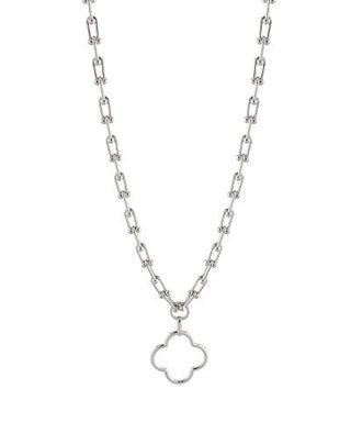 The Lizzy Clover Pendant Link Necklace - Bray and Em Boutique