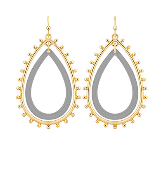 The Radiant Edge Teardrop Earrings - Bray and Em Boutique