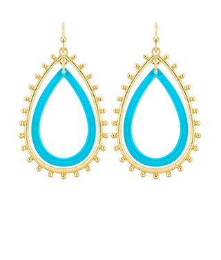 The Radiant Edge Teardrop Earrings - Bray and Em Boutique