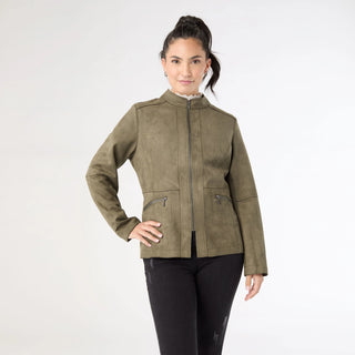 The Raellyn Fauz Suede Jacket - Bray and Em Boutique