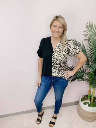 The Rouge Colorblock Top - Bray and Em Boutique
