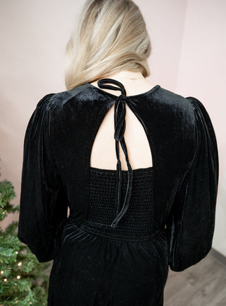 The Timeless Velvet Mini Dress - Bray and Em Boutique