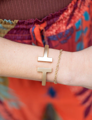 There's No Limit Hinged Bracelet - Bray and Em Boutique
