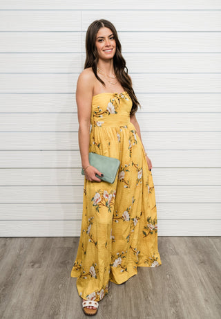 This Is Your Chance Floral Jumpsuit - Bray and Em Boutique