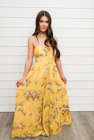 This Is Your Chance Floral Jumpsuit - Bray and Em Boutique