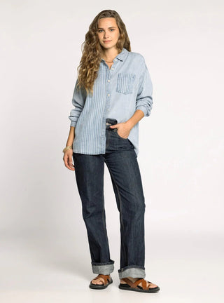 Thread & Supply: The Helena Striped Shirt - Bray and Em Boutique