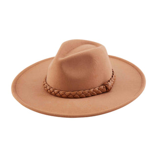 Tied Braid Fedora - Bray and Em Boutique