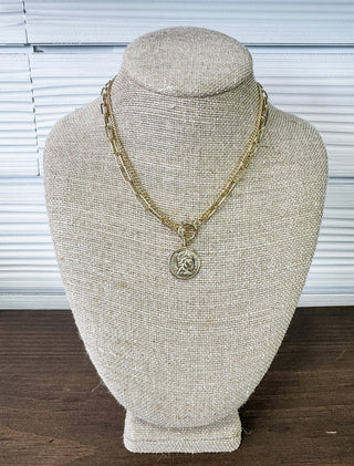 Time to Thrive Coin Charm Necklace - Bray and Em Boutique