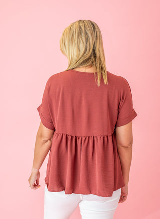 Time To Travel Babydoll Top - Bray and Em Boutique
