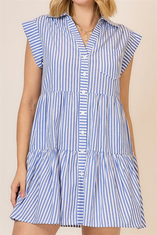 Timeless Lines Mini Dress - Bray and Em Boutique