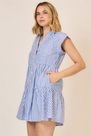Timeless Lines Mini Dress - Bray and Em Boutique