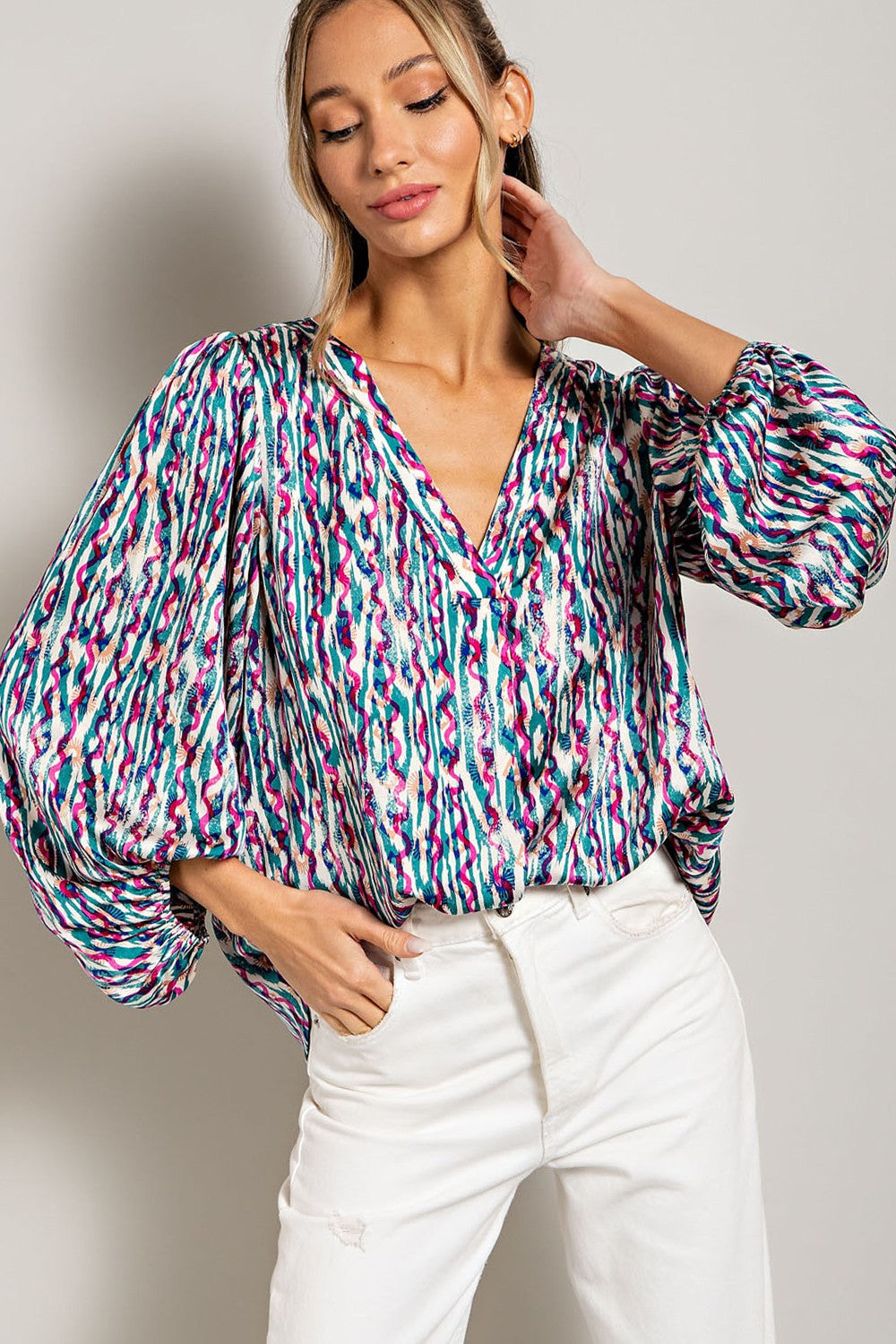 FINAL SALE EE:SOME - Simply Adorable Top