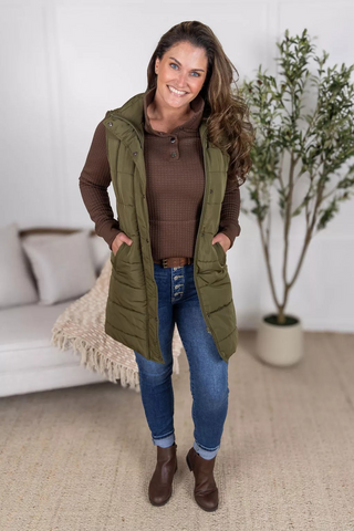 Whitley Waffle Snap Pullover