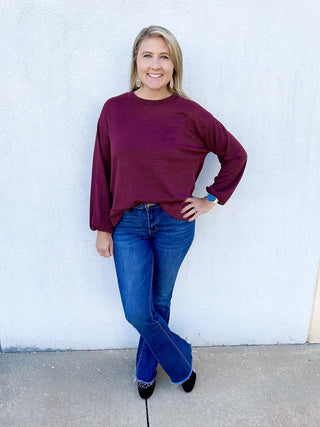 Total Passion Pullover Top - Bray and Em Boutique