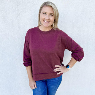 Total Passion Pullover Top - Bray and Em Boutique
