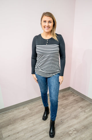 Touch of Flair Top - Bray and Em Boutique