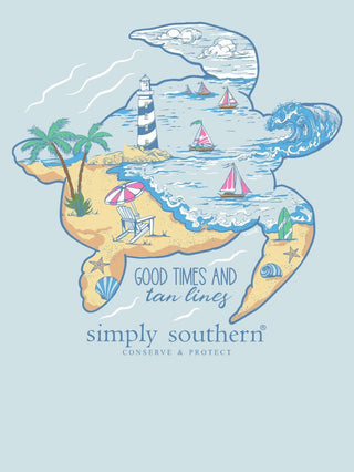 Simply Southern Turtle Lighthouse Graphic Tee