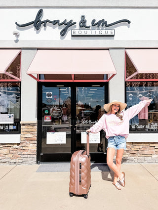 Travel More And Worry Less Graphic Sweatshirt - Bray and Em Boutique