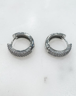 Treasured Studded Hoop Earrings - Bray and Em Boutique