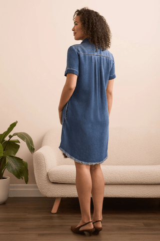 TRIBAL All Day Look Shirt Dress - Bray and Em Boutique