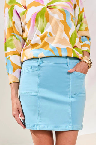 Tribal Aqua Coastline Pull On Skort - Bray and Em Boutique