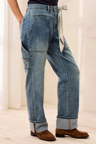 TRIBAL: Audrey Carpenter Straight Leg Denim - Bray and Em Boutique