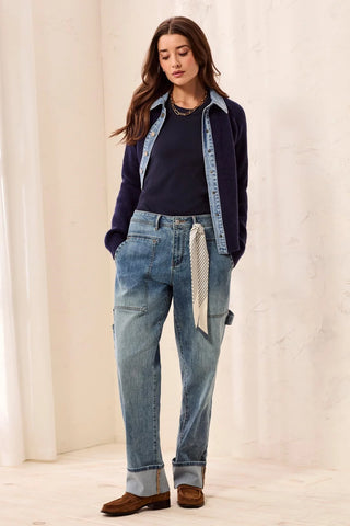 TRIBAL: Audrey Carpenter Straight Leg Denim