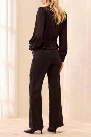 TRIBAL: Audrey Lace Embroidered Jean - Bray and Em Boutique
