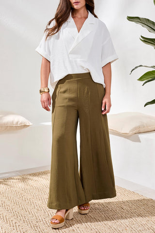 TRIBAL Back To Business Wide Leg Pants - Bray and Em Boutique