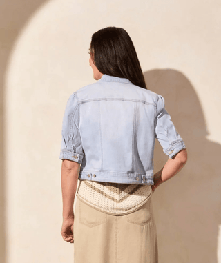 TRIBAL Comfort Stretch Denim Jacket - Bray and Em Boutique