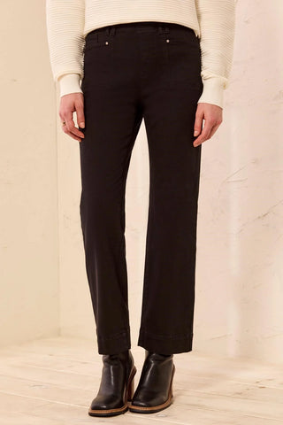 TRIBAL Straight Leg Pull-On Ankle Pants
