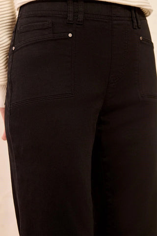 TRIBAL Straight Leg Pull-On Ankle Pants