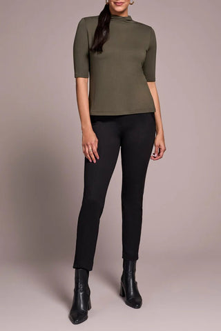 TRIBAL Crafted Look Funnel Knit Top - Bray and Em Boutique