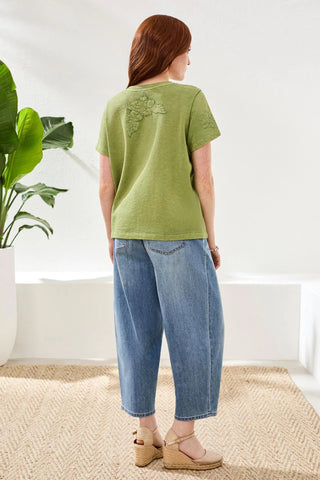 Tribal Crew Neck Short Sleeve Tee - Bray and Em Boutique