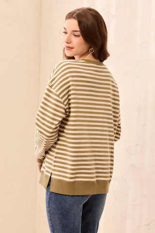 TRIBAL Drop Shoulder Knit Top - Bray and Em Boutique