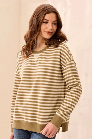 TRIBAL Drop Shoulder Knit Top - Bray and Em Boutique