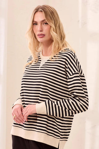 TRIBAL Drop Shoulder Knit Top - Bray and Em Boutique