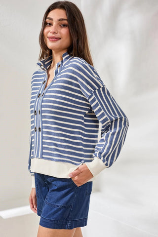TRIBAL Easy Edge Popover Shirt - Bray and Em Boutique