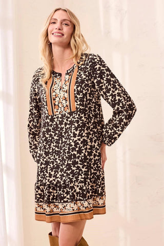 TRIBAL: Empire Waist Tunic Dress - Bray and Em Boutique