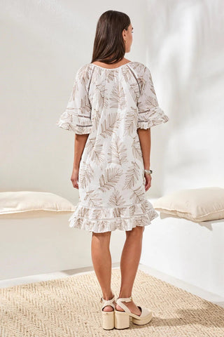 TRIBAL Eyelet Bloom Dress - Bray and Em Boutique