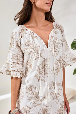 TRIBAL Eyelet Bloom Dress - Bray and Em Boutique