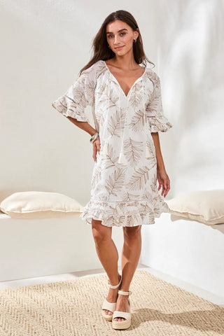 TRIBAL Eyelet Bloom Dress - Bray and Em Boutique