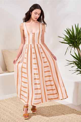 TRIBAL Feel the Tide Maxi Dress - Bray and Em Boutique