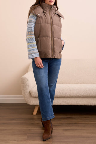 TRIBAL Friendly Charm Hooded Vest - Bray and Em Boutique